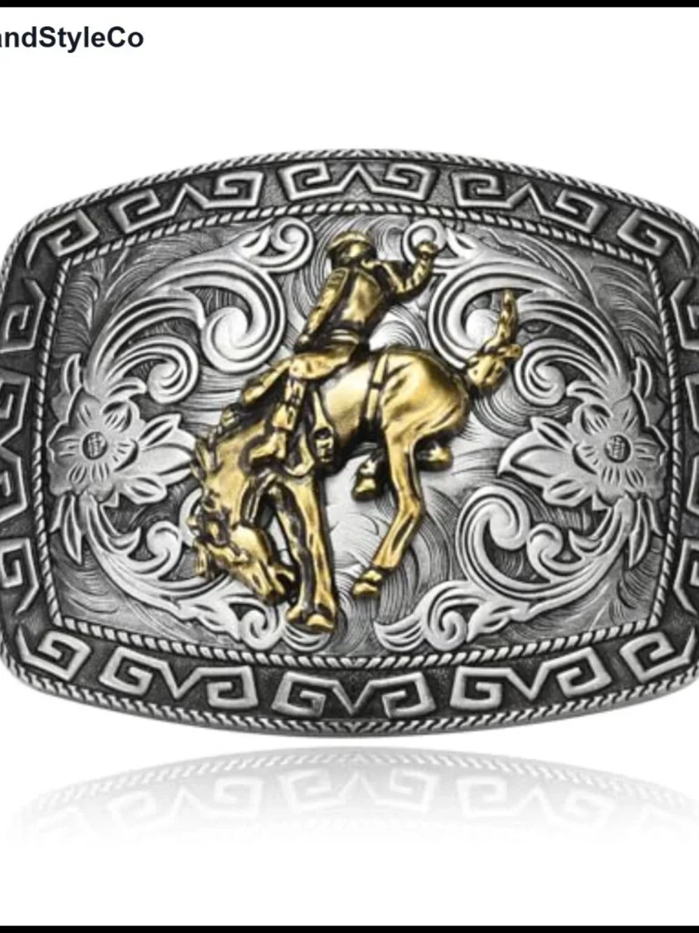 Western Cowboy Belt Buckle Zinc Alloy for Men Women Horse Design